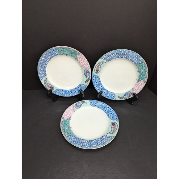 Studio Nova Medley Y0284 Salad Plate 8 1/4" Replacement Set of 3 Discontinued - Picture 2 of 11